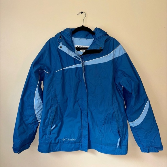 Columbia Jackets & Blazers - Columbia Blue Waterproof Winter Coat
